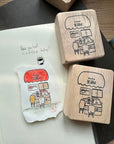 Catdoo Designs | Neko Kohi Rubber Stamp