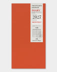 Traveler's Company | 2027 Diary Standard Monthly | Pre Order | Shipping October 19