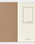 Traveler's Company | 2027 Diary Standard Weekly + Memo | Horizontal | Pre Order | Shipping Oct 19