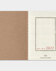 Traveler's Company | 2027 Diary Passport Weekly + Memo | Pre Order | Shipping Oct 19