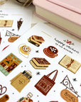 Och Monika | Rainy Bookshop - Sticker Sheet