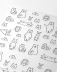 MIDORI | Agenda Sticker | Animal Forest | 82590