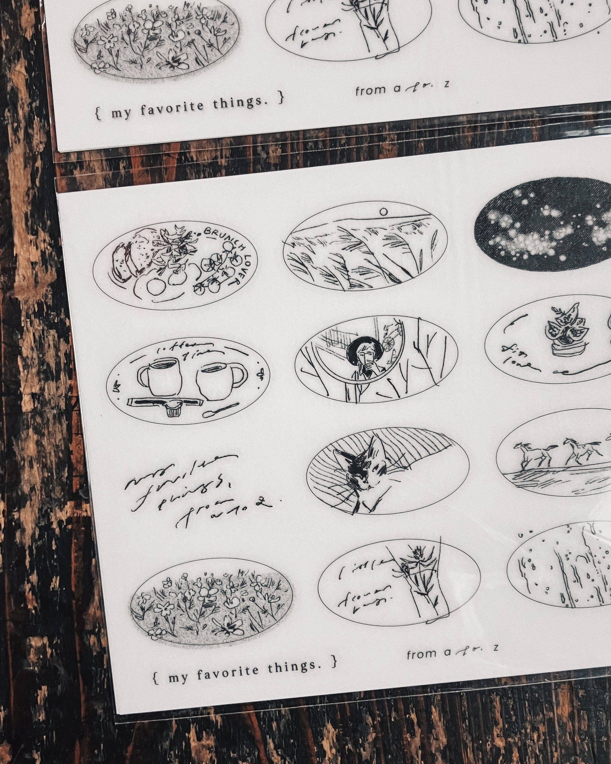 Some Sort of Fern | Beloved Sketches Print On Stickers