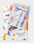 MIDORI A5 File Dogs Tabbed Folder | 35470