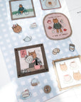 Kuboandlucy x Dana Ate Oatmeal Lucy's Cafe Sticker Sheet