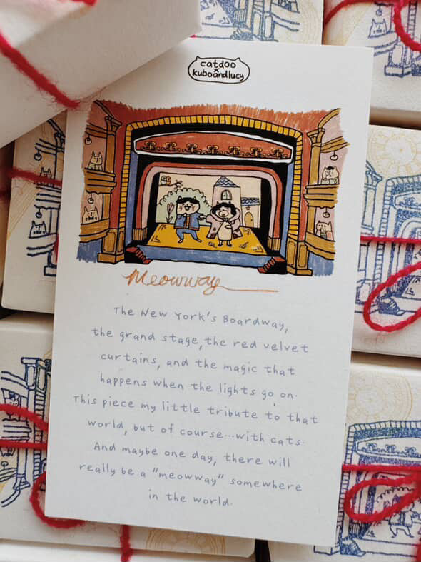 Kuboandlucy x Catdoo Designs | Meowway Rubber Stamp