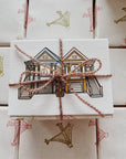 Kuboandlucy x Catdoo Designs | San Francisco Painted Ladies Stamp Set