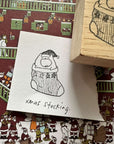 Catdoo Designs | Christmas Stocking Rubber Stamp