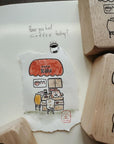 Catdoo Designs | Neko Kohi Rubber Stamp