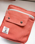 Leyl Handmade | Large A5 Vertical Journaling Pouch | Terracotta