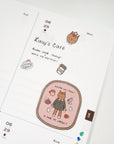 Kuboandlucy x Dana Ate Oatmeal Lucy's Cafe Sticker Sheet