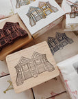 Kuboandlucy x Catdoo Designs | San Francisco Painted Ladies Stamp Set