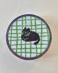 PION | Cat on the Rug Black Cat Washi Tape