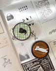 PION | Cat on the Rug Black Cat Washi Tape