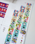 MT Masking Tape | Peanuts Gang "Party" Vertical (Multi Color) | MTPNUT14