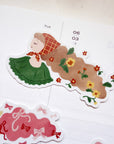 Stamp Marche | Flower Sticker Die Cut