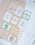 Furukawashiko | FuFuFu Notebook Series | Mizutama Full of Flowers Index Tabs | QS320