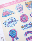 Artsy Jadey | Work Sucks Sticker Sheet V.1