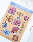 Artsy Jadey | I'm Ok Sticker Sheet