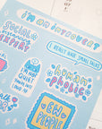Artsy Jadey | I'm an Introvert Sticker Sheet