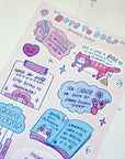 Artsy Jadey | Note to Self Sticker Sheet