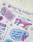 Artsy Jadey | Note to Self Sticker Sheet