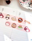 Papier Platz | Marucorochan Japanese Dessert Washi Tape | 52-084