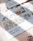 Dana ate Oatmeal | Meet Cute Washi Sticker Sheet