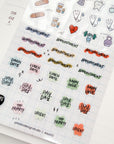 BoBo Design Studio | Days 0.2 Clear Sticker Sheet