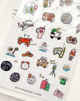 BoBo Design Studio | Travel 0.1 Clear Sticker Sheet