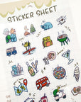 BoBo Design Studio | Travel 0.1 Clear Sticker Sheet