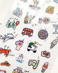 BoBo Design Studio | Travel 0.1 Clear Sticker Sheet