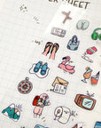 BoBo Design Studio | Travel 0.2 Clear Sticker Sheet