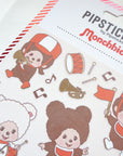 Pipstick | Monchichi Marching Band Sticker Sheet