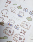 Catdoo | Tin Tin's Hobbies Washi Sticker Sheet
