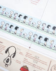 MT Masking Tape | Peanuts "Lets go for a walk" (Blue) | MTPNUT13