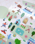 COZYCA | One Day in Town Sticker Sheet | 22-983