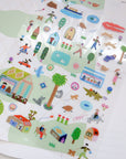COZYCA | One Day in Town Sticker Sheet | 22-983