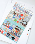 Ryu Ryu | Retro Home Appliance Sticker Sheet | RCSN-40