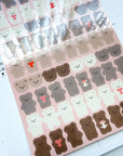 Ryu Ryu | Teddy Bear Sticker Sheet | RCSB-23