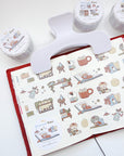 Kuboandlucy x Idiot Sandwich My Journal Sips V.1 (Cafe Journaling) Washi Tape