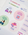 Kwohtation | Booklovers Journaling Stickers