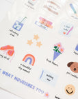 Kwohtation | Everyday Joys Clear Stickers