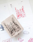Kuboandlucy x Catdoo Designs | San Francisco Chinatown Rubber Stamp