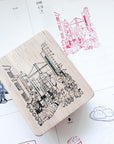 Kuboandlucy x Catdoo Designs | San Francisco Chinatown Rubber Stamp