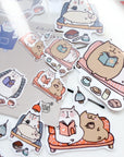 Catdoo | Cozy Journal Time Washi Sticker Flakes