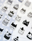 Kuboandlucy Stationery Co | Winter Cats Sticker Sheet