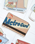 Kuboandlucy Stationery Co x Idiot Sandwich | Metro Card Vinyl Sticker