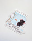 Moonaries Illo | Not Anti Social Just Socially Selective Vinyl Sticker