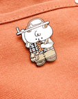 Kuboandlucy x Idiot Sandwich | Music on the Train Enamel Pin